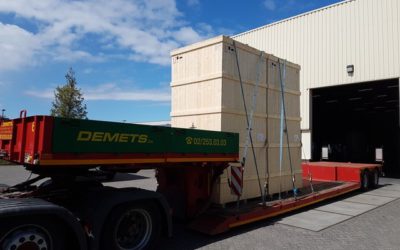 Transport of a crate – 3.60 m height